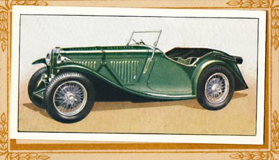 MG Magnette N Tipo, c1936 de Unbekannt