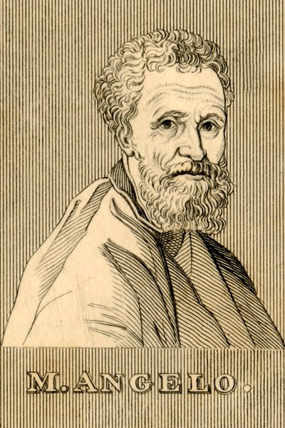 M. Angelo, 1475-1564, 1830. de Unbekannt