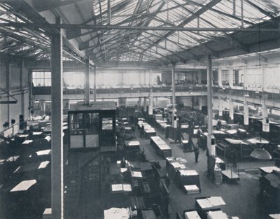 Salão de Máquinas, 1916 de Unbekannt