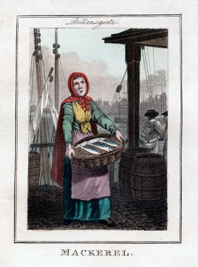 Cavala, Billingsgate, Londres, 1805 de Unbekannt