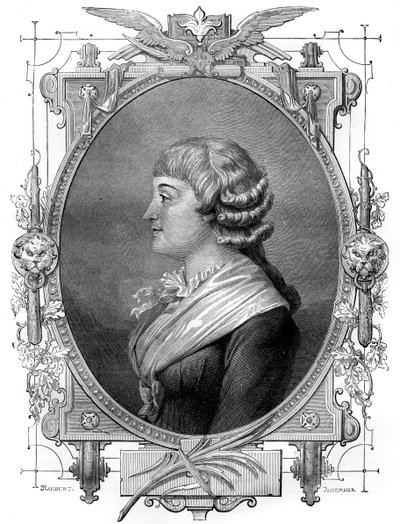 Madame Roland, revolucionária francesa, século XVIII 1882-1884 de Unbekannt