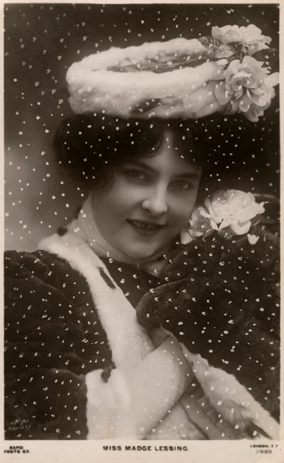Madge Lessing, atriz alemã, c1906 de Unbekannt