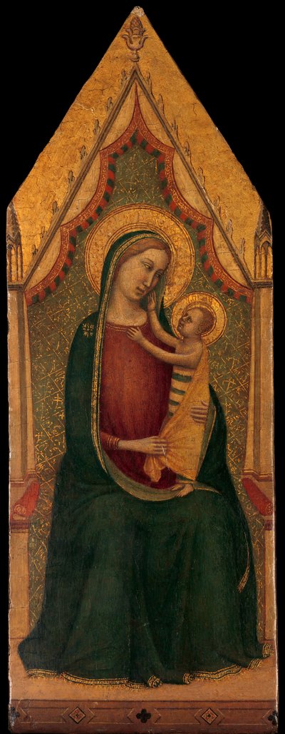 Madonna e criança entronizada, ca. 1335-39. de Unbekannt
