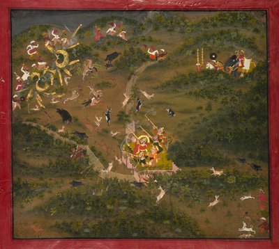 Maharaja Jagat Singh Hunting, 1734–1751. de Unbekannt