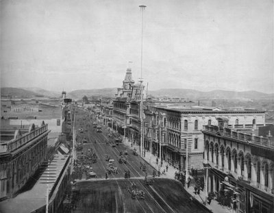 Main Street, Los Angeles, Califórnia, c1897. de Unbekannt