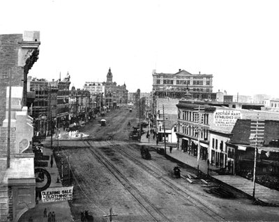 Main Street, Winnipeg, Manitoba, Canadá, c1900. de Unbekannt