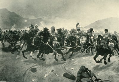 Maiwand - Salvando as armas, 1901. de Unbekannt