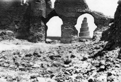 Torre Malwiya, Mesopotâmia, 1918 de Unbekannt