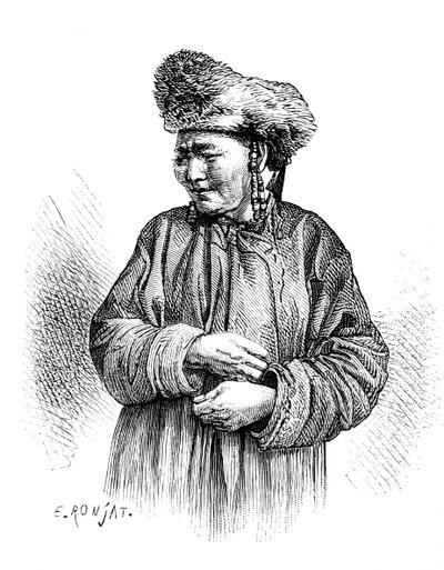 Mulher Manchu, c1890 de Unbekannt