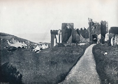 Manorbier - o castelo, 1895 de Unbekannt