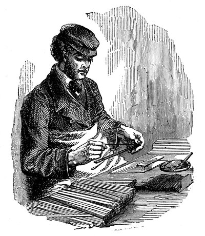 Lápis de fabricação, 1872 de Unbekannt