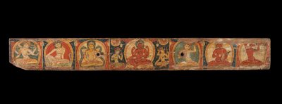 Capa do Manuscrito com Avalokiteshvara O Bodhisattva da Infinita Compaixão, século XII. de Unbekannt