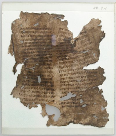 Fragmento de Folha Manuscrito, Copta, séc. de Unbekannt