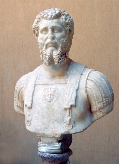 Busto de mármore do imperador romano Lucius Septimius Severus de Unbekannt