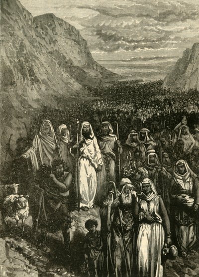 Março dos israelitas, 1890. de Unbekannt