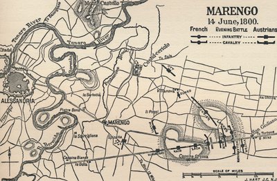 Marengo - 14 de junho de 1800 Batalha Noturna, 1896 de Unbekannt