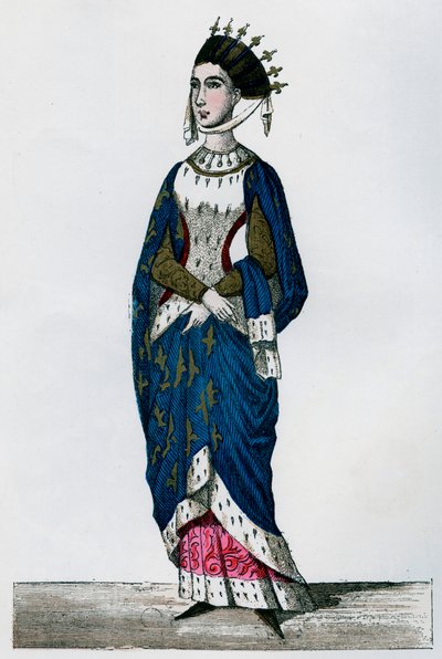 Margarida da Provença, rainha consorte de Luís IX da França, século XIII 1882-1884 de Unbekannt