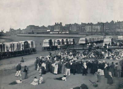 Margate - nas areias, 1895 de Unbekannt