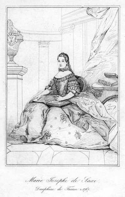 Marie-Josèphe da Saxônia, Dauphine da França de Unbekannt
