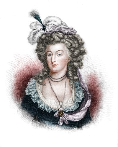 Maria Antonieta, rainha consorte de Luís XVI da França, 1843 de Unbekannt