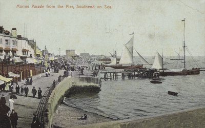 Desfile Marinho, Southend On Sea (foto colorida) de Unbekannt