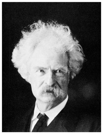 Mark Twain, romancista americano, em seus últimos anos, c1890s 1955 de Unbekannt