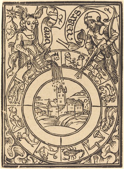 Marte e Vênus, século XV. de Unbekannt