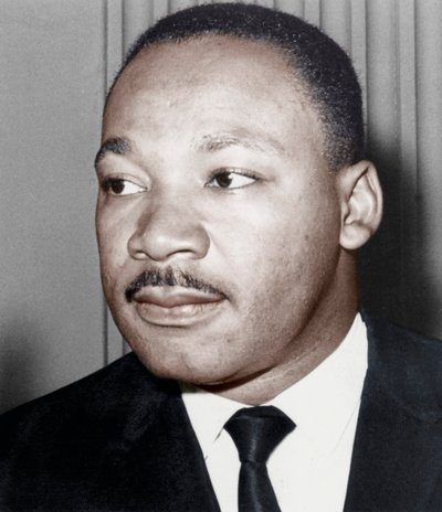 Martin Luther King Jr., ativista americano pelos direitos civis, c1968 de Unbekannt