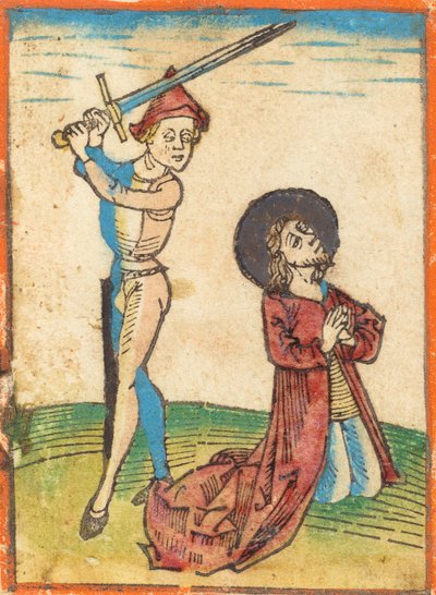 Martírio de um Santo, c. 1480. de Unbekannt