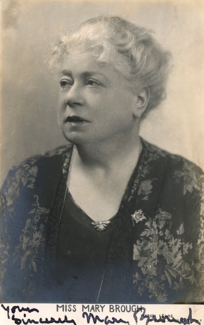Mary Brough 1863-1834, atriz inglesa, século XX de Unbekannt