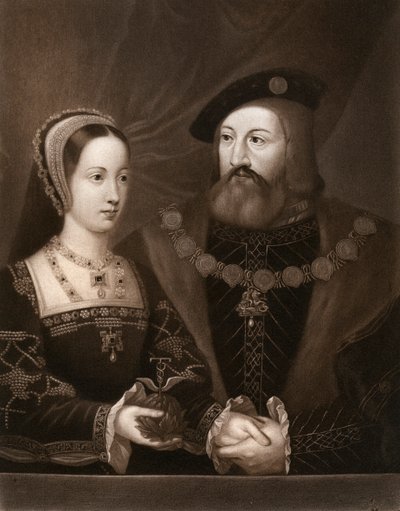 Mary Tudor e Charles Brandon, duque de Suffolk, 1515, 1902 de Unbekannt