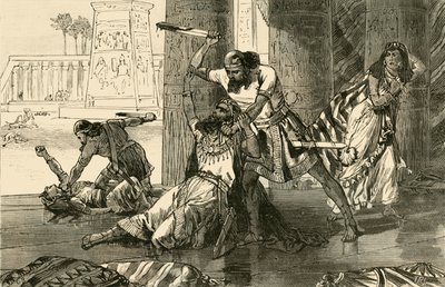 Massacre dos hivitas por Simeão e Levi, 1890. de Unbekannt