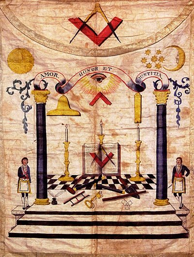 Avental mestre pedreiro, século XVIII de Unbekannt