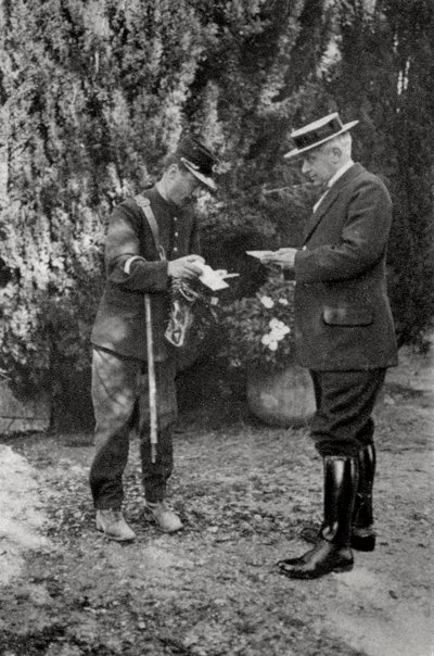 Maurice Maeterlinck, dramaturgo, poeta e ensaísta belga, 1915 de Unbekannt