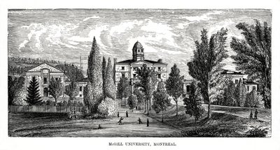 Universidade McGill, Montreal, Canadá, século XIX de Unbekannt