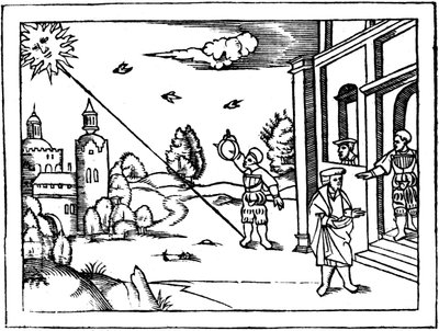 Medindo a altitude do Sol, 1539 de Unbekannt