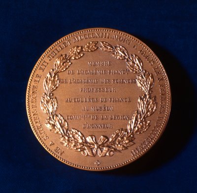 Medalha em comemoração a Claude Bernard, fisiologista francês, século XIX de Unbekannt