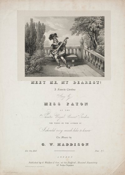 Meet Me, My Dearest !, 1800. de Unbekannt