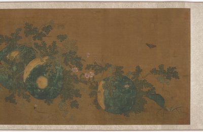 Videiras de melão, flores e insetos, 1368-1644. de Unbekannt