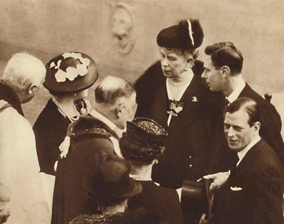 Inauguração do Memorial ao Pai, Castelo de Windsor, 23 de abril de 1937 de Unbekannt