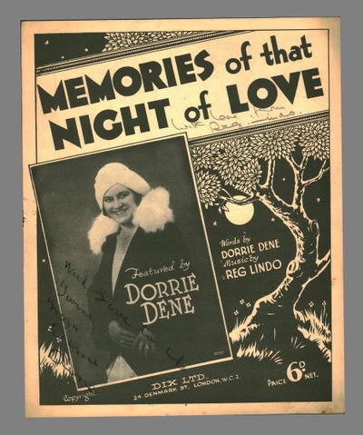 Memórias daquela Noite de Amor, anos 1930. de Unbekannt