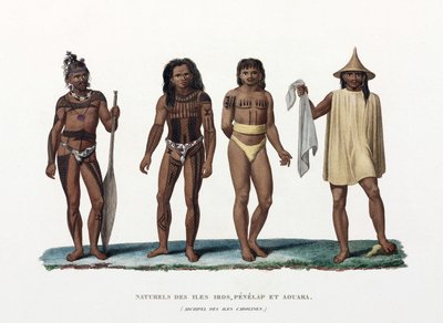 Homens das Ilhas Carolinas de Unbekannt