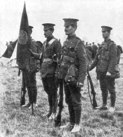 Homens da princesa Patricias, infantaria leve canadense, 1915 de Unbekannt