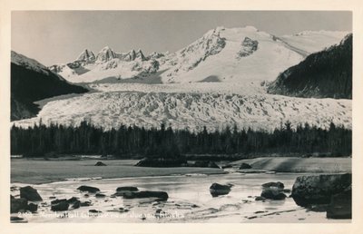 Geleira de Mendenhall perto de Juneau, Alaska, c1940. de Unbekannt
