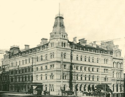 Menzies Hotel, Melbourne, 1901. de Unbekannt