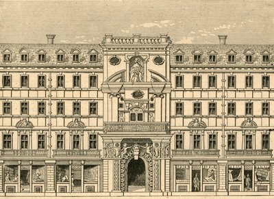 Capela de Mercers, reconstruída após o incêndio, 1897. de Unbekannt
