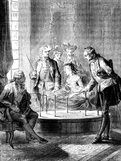 Mesmers banheira, c1870 de Unbekannt