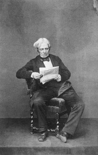 Michael Faraday, físico e químico britânico, c1850-1867 de Unbekannt