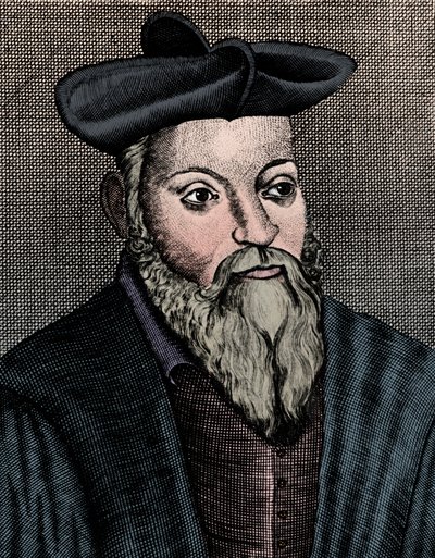 Michel Nostradamus 1503-1556, médico e astrólogo francês, século XVII de Unbekannt