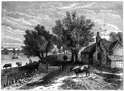 Millbank, Londres, c1800 1891 de Unbekannt